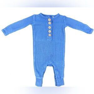 POSH PEANUT Waffle Knit Romper - 0-3M